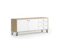 Vicco Meuble TV Nizza, Chêne Artisan, 150.2x60.2cm