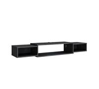 Vicco Meuble TV Nordic, Béton Noir, 139.7x20.3cm