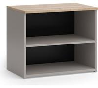 Vicco Meuble TV Wido, 60x50cm avec 2 compartiments, Grège/Sonoma