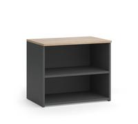 Vicco Meuble TV Wido, Anthracite/Sonoma, 60x50cm avec 2 Compartiments