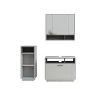 Vicco Meubles Bain Beatrice, Gris/Anthracite, Set 2