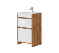 Vicco Meubles Bain Detmold, Chêne doré, 49 cm