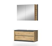 Vicco Meubles Bain Edelin, Anthracite/Artisan, 100 cm