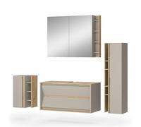 Vicco Meubles Bain Edelin, Cachemire, 4 pièces