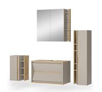 Vicco Meubles Bain Edelin, Cachemire, 4 pièces