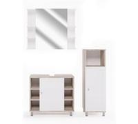Vicco Meubles bain Fynn, Sonoma, 3 parties Sonoma G