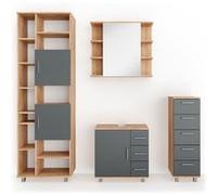 Vicco Meubles bain Ilias, Chêne, 4 parties Chêne G