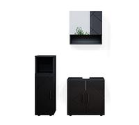 Vicco Meubles Bain Irma, Anthracite Haute Brillance, 80 cm