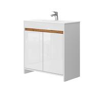 Vicco Meubles Bain Lemgo, Blanc Haute Brillance, 79.8 cm