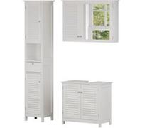 Vicco Meubles bain Riad, Blanc, 3 pièces, option 5 Blanc