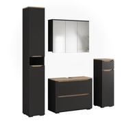 Vicco Meubles Bain Ruben, Anthracite/Chêne Artisan 80.2 cm