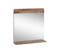 Vicco Miroir de Salle de Bain Izan, Oldstyle, 60x62cm avec Tablette, à Suspendre au Mur pour Combiner avec d'autres Meubles de Salle de Bain Izan
