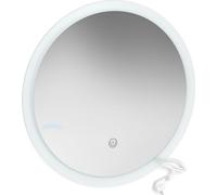 Vicco miroir mural , 60 x 60 cm Rond, Blanc