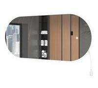 Vicco Miroir mural , Blanc, 110x50cm avec éclairage LED Blanc G