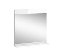 Vicco Miroir Mural Izan, Blanc Haute Brillance, 60 x 62 cm