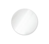 Vicco Miroir Mural Karen, Blanc, 60x60cm Rond, adapté au Montage Mural pour pièces humides