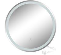 Vicco Miroir mural Lumos, 70cm avec interrupteur tactile, Blanc