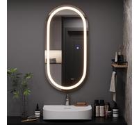 Vicco Miroir Mural Miral, Verre, 100x50cm