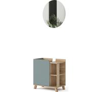 Vicco Mobilier de salle de bains Karen, 2 pièces, Sonoma/Bleu-gris