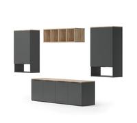 Vicco Mur de Salon Wido Anthracite