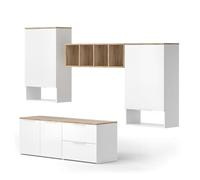Vicco Mur de Salon Wido Blanc/Sonoma