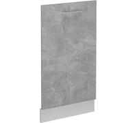 Vicco Panneau de lave-vaisselle R-Line, 45cm sans PT, Béton/Blanc
