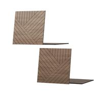 Vicco Panneau Mural Chêne | 4 pièces, gauche + droite, pour un montage mural vertical pour l’aménagement décoratif des espaces