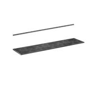 Vicco Plan de Travail Cuisine R-Line, Anthracite, 240cm, adapté au Montage sur des Meubles Bas et des Plans de Travail