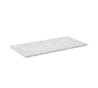 Vicco Plan de Travail Cuisine R-Line, Blanc/marbre, 120cm