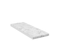 Vicco Plan de Travail Cuisine R-Line, Marbre Blanc, 20 cm