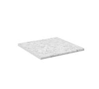 Vicco Plan de Travail Cuisine R-Line, Blanc/marbre, 60cm, adapté au Montage sur des Meubles Bas et des Plans de Travail