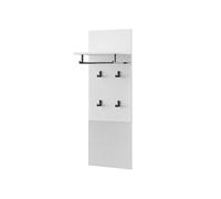 Vicco Portemanteau Mural Eliza, Blanc, 43x120cm, à Monter au Mur avec Plusieurs Crochets pour Le Rangement