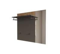 Vicco Portemanteau Mural Irma, Anthracite/Artisan, 106x95.8cm avec Miroir