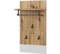 Vicco Portemanteau mural Selena, Blanc/Artisan, 44 x 83 cm