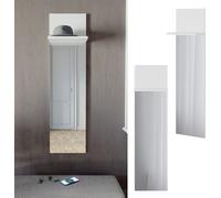 Vicco Portemanteau mural Siri, 36x135cm avec miroir, Blanc