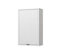 Vicco Salle de Bain Eliza, Blanc, 40x65cm | avec une porte, adapté au rangement mural des accessoires de salle de bain