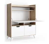 Vicco Secrétaire Bureau Berdi, Sonoma, 110x45cm, Convient comme Espace de Travail pour Bureau à Domicile ou pièce de Travail