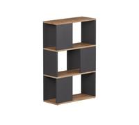 Vicco Séparateur de pièce "Eneos", Anthracite/Chêne doré 60 x 94 cm | utilisable comme étagère autoportante pour une division flexible de l’espace