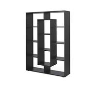 Vicco Séparateur d'espace, Noir 107.2 x 143 cm | pour la séparation des espaces et le rangement flexible