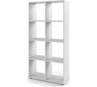 Vicco Séparateur d'espace Scutum, 143x72cm, Blanc/Blanc
