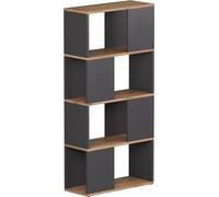 Vicco Séparation de pièce Eneos, 60x124.5cm, Anthracite/chêne doré