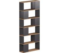 Vicco Séparation de pièce Eneos, 80x186cm, Anthracite/chêne doré