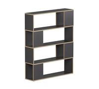 Vicco Séparation de pièce Eneos, Anthracite/chêne, 100x124.5cm