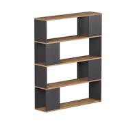 Vicco Séparation de pièce Eneos, Anthracite/chêne doré, 100x124.5cm, utilisable comme étagère autoportante pour Une Division Flexible de l’Espace