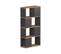 Vicco Séparation de pièce Eneos, Anthracite/chêne doré, 60x124.5cm, utilisable comme étagère autoportante pour Une Division Flexible de l’Espace