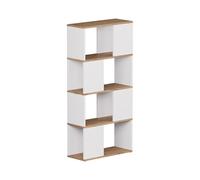 Vicco Séparation de pièce Eneos, Chêne Blanc/Force de l'or, 60x124.5cm, utilisable comme étagère autoportante pour Une Division Flexible de l’Espace