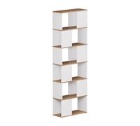 Vicco Séparation de pièce Eneos, Chêne Blanc/Force de l'or, 60x186cm, utilisable comme étagère autoportante pour Une Division Flexible de l’Espace