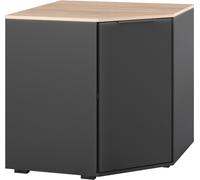 Vicco Sideboard Betti, 78 x 78 cm avec 1 porte, Anthracite/Sonoma