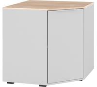 Vicco Sideboard Betti, 78 x 78 cm avec 1 porte, Blanc/Sonoma