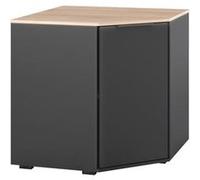 Vicco Sideboard Betti, Anthracite/Sonoma, 77.9x77.9cm avec 1 porte Anthracite/Sonoma G